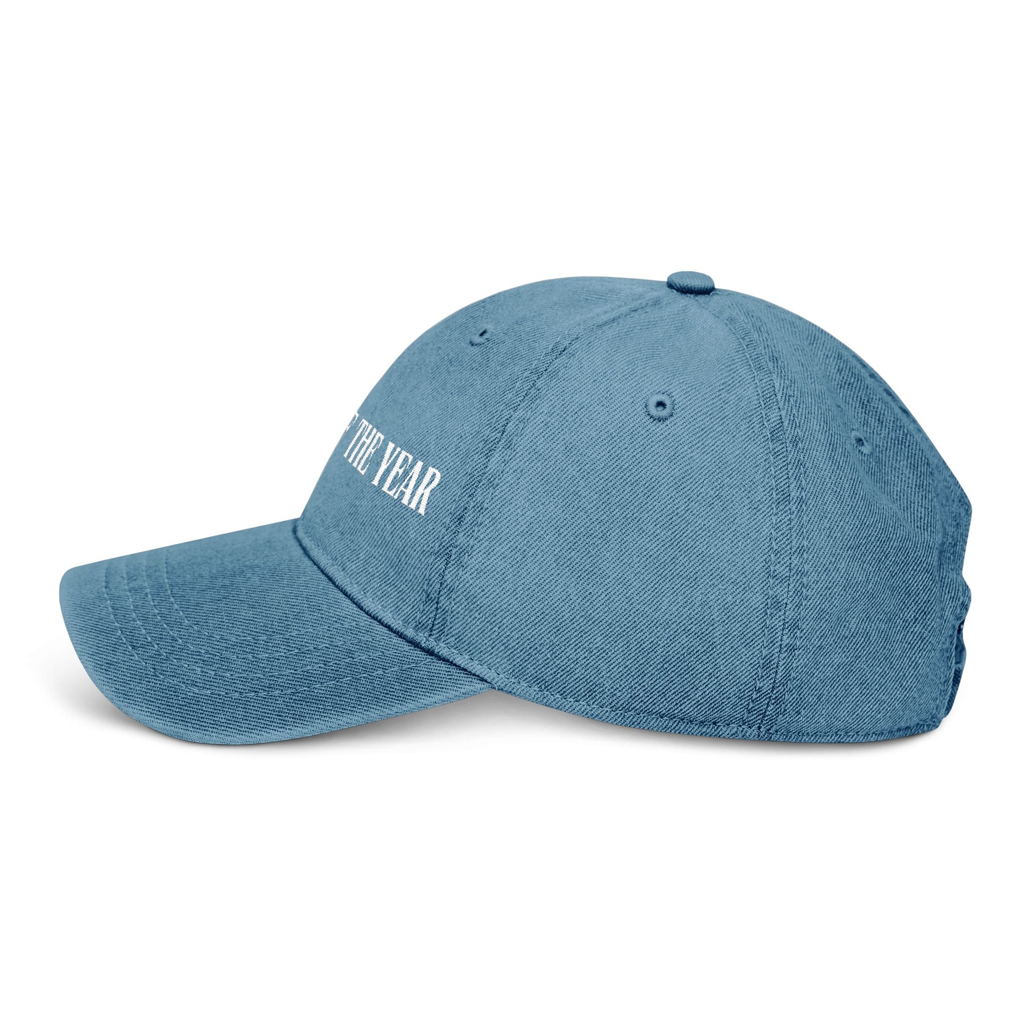 Embroidered Denim Hat - Mother of the Year Cap
