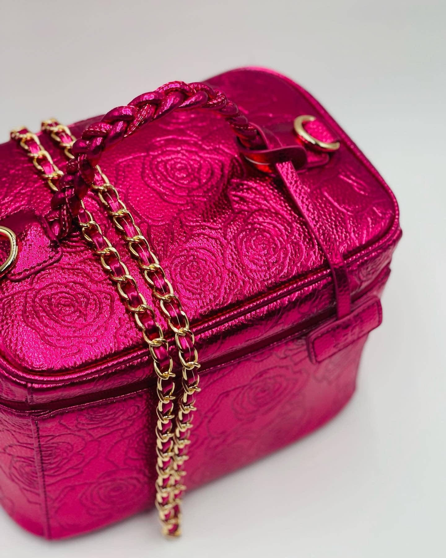 Rose muse ロゼミューズ bijou vanity bag pink｜Yahoo!フリマ